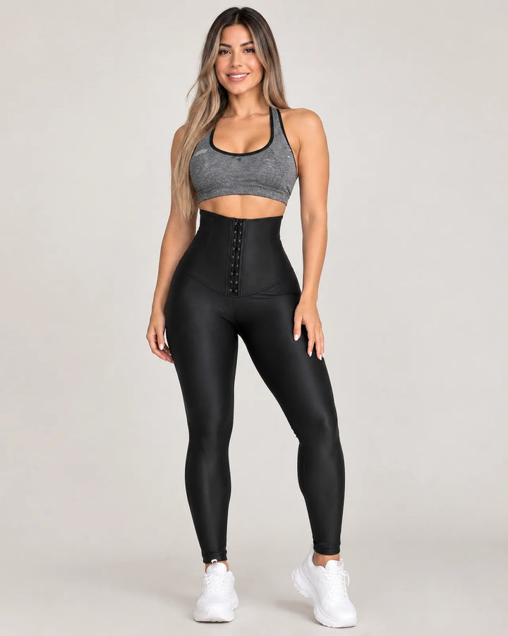 Leggings Osmotex Starwoman con Cierre - Negro