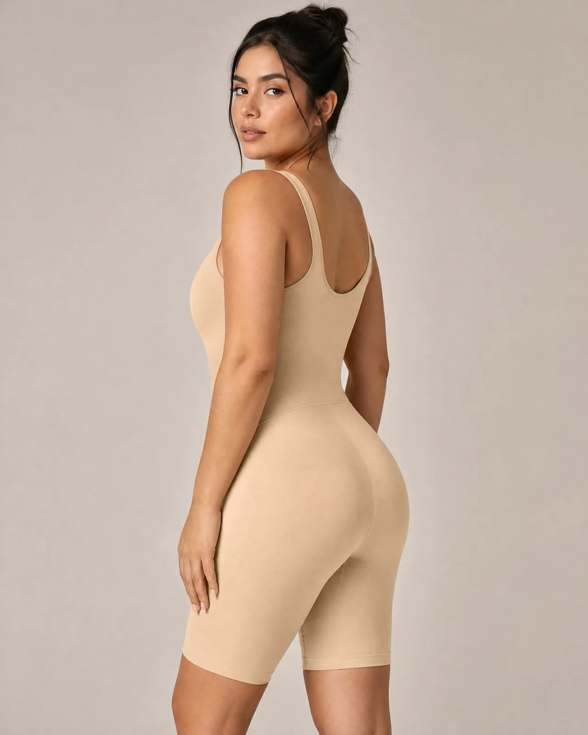 Faja Body Quita Fácil con Apertura Trasera - Beige