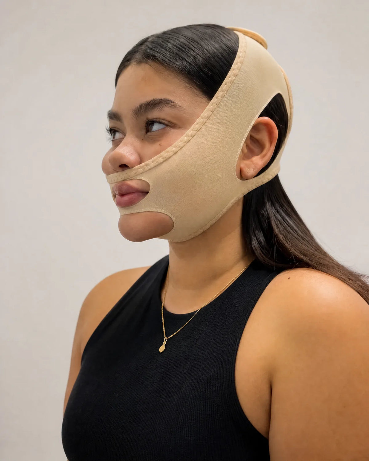 Faja para Rostro Ajustable - Beige